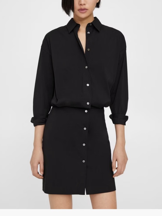 Theory Dresses & Skirts - Theory Fitted Shirt Dress in Good Cotton Size 4
